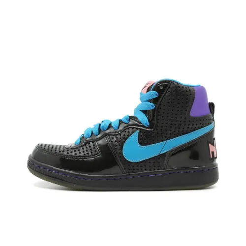 SLY Женские x Nike Terminator Устойчивые к истиранию MID Скейтбординг Кроссовки Чёрные Синие