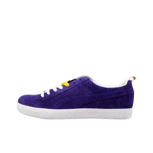 PUMA Clyde Low Топ Скейтборд Кроссовки Унисекс Фиолетовый
