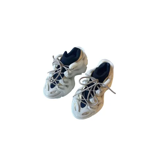 Adidas Originals Yeezy Boost 350 Independent Foam Shock Absorbers Slip-Resistant Low Top Casual Shoes Men's White