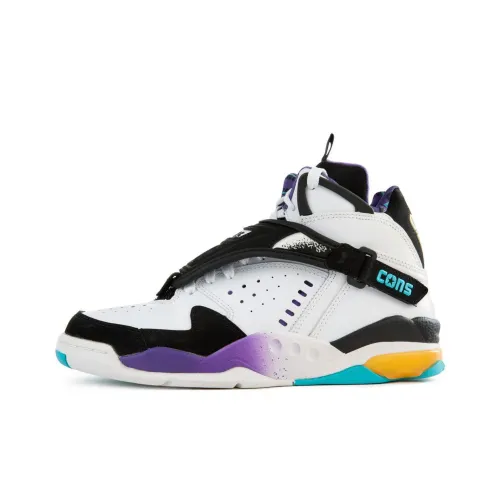 Converse Aero Jam MID Топ Баскетбольные кроссовки Унисекс Белый