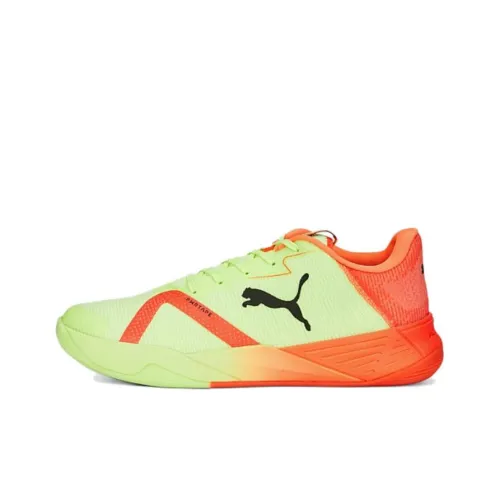 PUMA Accelerate Turbo Nitro II Low Топ Тренировочные Кроссовки Женские Оранжевые Желтые