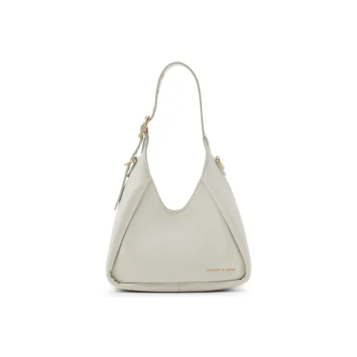 CHARLES KEITH Синтетическая кожа Портативный Через плечо Бродяга Сумка на плечо Женская Черный Белый Шоколад