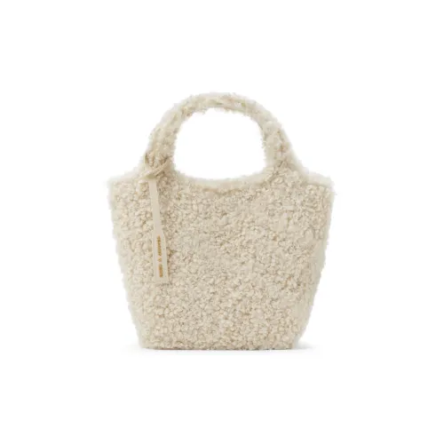 CHARLES KEITH Шерпа Тоут Сумка Сумка для покупок Сумка через плечо Сумка Маленькая Женская Бежевая Черная