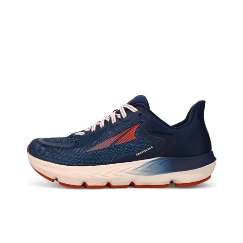 Altra Provision 6 Амортизаторы Slip-resistant устойчивые к истиранию Низкий топ Беговые кроссовки Женские Синий Красный