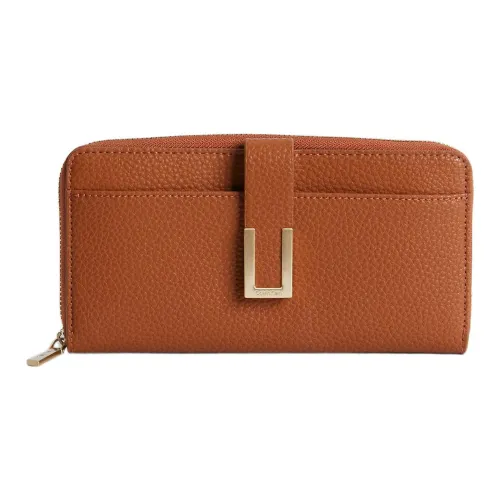 CK Calvin Klein Кошелек из искусственной кожи большой женский цвет коньяк