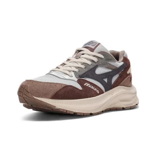 Mizuno Pi Retro Collection Беговые кроссовки Низкие Серые Унисекс