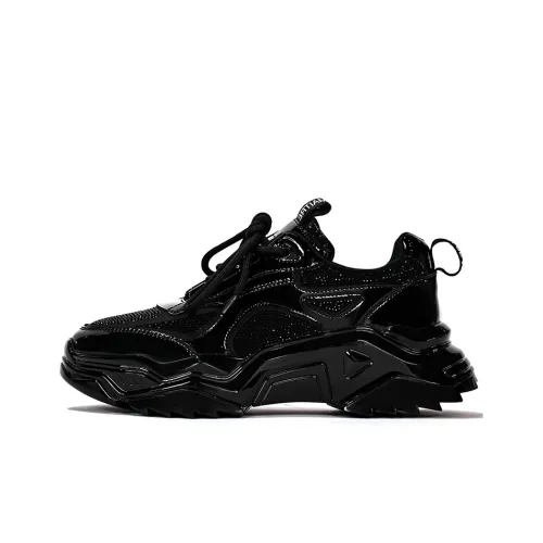 VMe Low-Top Chunky Sneakers Black Women's