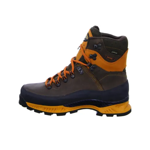 MEINDL Остров Mfs Противоскользящий Устойчивый к истиранию Высокий Топ Уличная обувь Мужская Коричневый Оранжевый