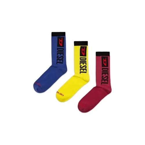 DIESEL 3 шт Многоцветные Унисекс MID Носки до икры