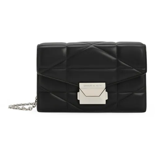 CHARLES KEITH Полиуретан с синтетической кожей Charles Keith Сумка Маленькая квадратная сумка Сумка через плечо