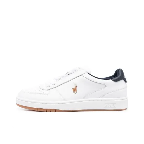 Polo Ralph Lauren Court Low Top Скейтборд Кроссовки Мужские Белые