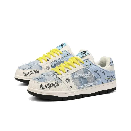 HLA JEANS Термостойкие Износостойкие Дышащие Низкие Кроссовки для Скейтбординга Унисекс