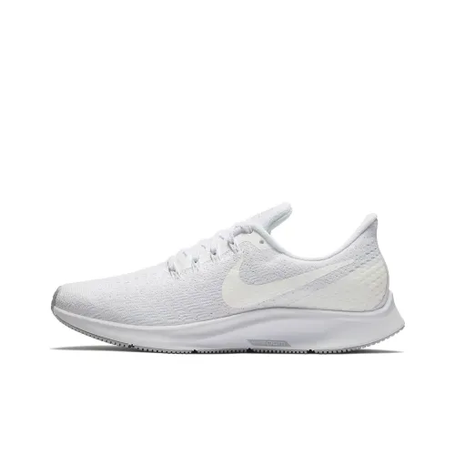 Nike Air Zoom Pegasus 35 Устойчивый к истиранию Дышащий Низкий Топ Повседневная Беговая Обувь Унисекс Белый