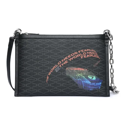 JAGUAR Сумка через плечо из искусственной кожи с коровьей кожей мужская черная