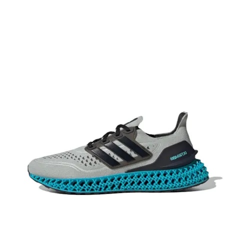 Adidas ULT Амортизация Противоскользящий Дышащий Устойчивый к истиранию Низкий Топ Беговые кроссовки Мужские Серый Синий