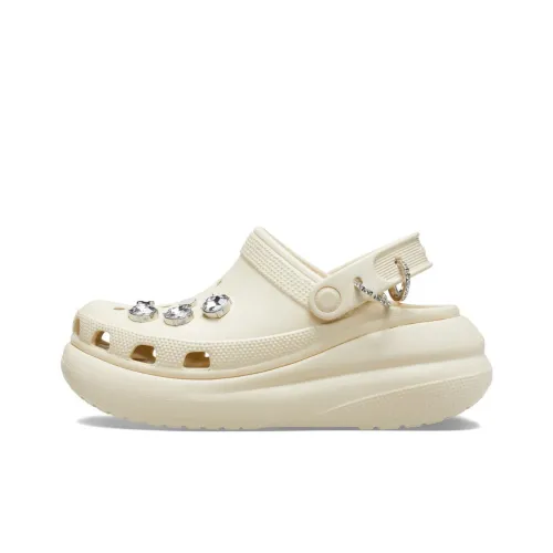 Crocs Classic Clog Crush Punk Bone Sabo Unisex White Крокс Классический Сабо Crush Punk Кость Сабо Унисекс Белый