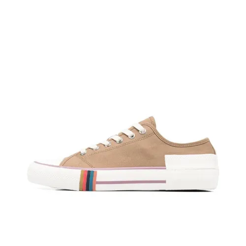 Paul Smith Low-Top Canvas Shoes Brown Men's
