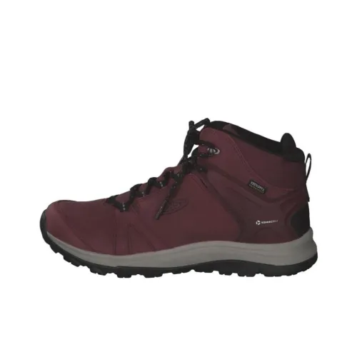 KEEN Kaci Terradora Slip-Resistant Waterproof MID Streetwear Women's Dark Red