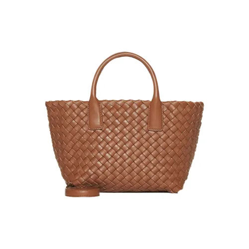 Bottega Veneta Cabat Sheepskin Tote Bag Shopping Bag Crossbody Bag Mini Women's Red Brown