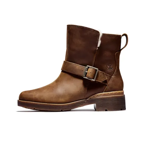 Timberland Graceyn Термостойкие Устойчивые к Износу Короткие Снежные Ботинки Женские Коричневые