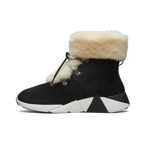 Skechers MARK NASON Термический Устойчивый к Износу Короткие Снежные Ботинки Женские Черные