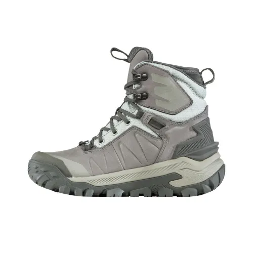 Oboz Footwear противоскользящая устойчивая к истиранию высокая обувь для улицы женская зеленый серый