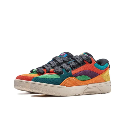 LiNing RSR 101 XXL Противоскользящие амортизаторы Легкие Низкие Кроссовки для скейтбординга Унисекс Красный Зеленый Оранжевый