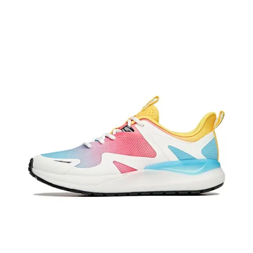 Sprandi Материал лампочки Противоскользящий Устойчивый к истиранию Низкий топ Беговые кроссовки Женские Белый Красный