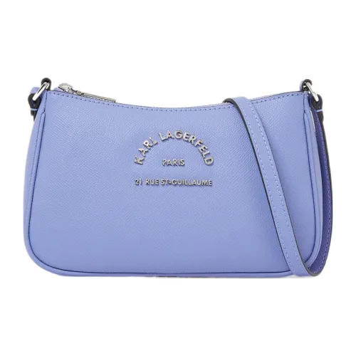 Karl Lagerfeld Полиуретан Сумка через плечо Маленькая Женская Синяя