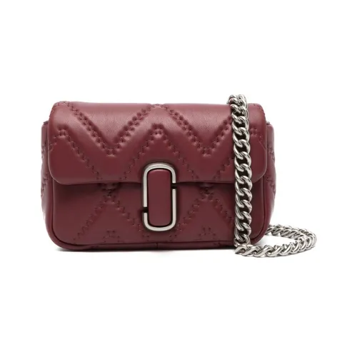 MARC JACOBS Lambskin Crossbody Bag Shoulder Bag Women's Dark Red MARC JACOBS Сумка через плечо из овечьей кожи плечевая сумка женская темно-красного цвета