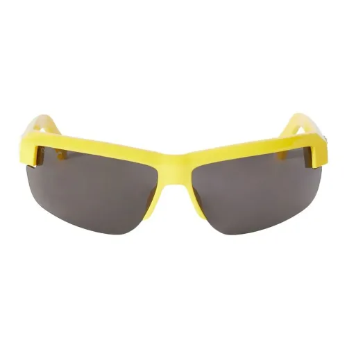 OFF Белый Ацетат Нерегулярная форма Солнцезащитные очки Женские Желтый