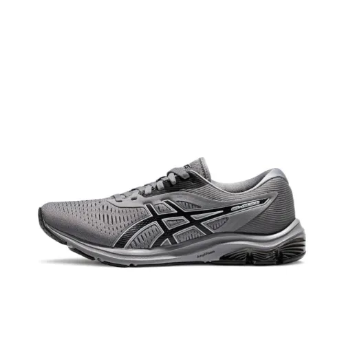 Asics Gel Impulse 12 Амортизация Износостойкий Низкий Топ Тренировочные Беговые Кроссовки Мужские Темно-Серый