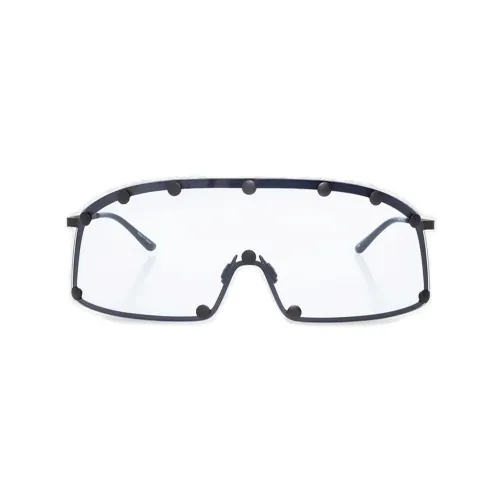 RICK OWENS совместный бренд RO Металл Нерегулярная форма Солнцезащитные очки Унисекс Синий