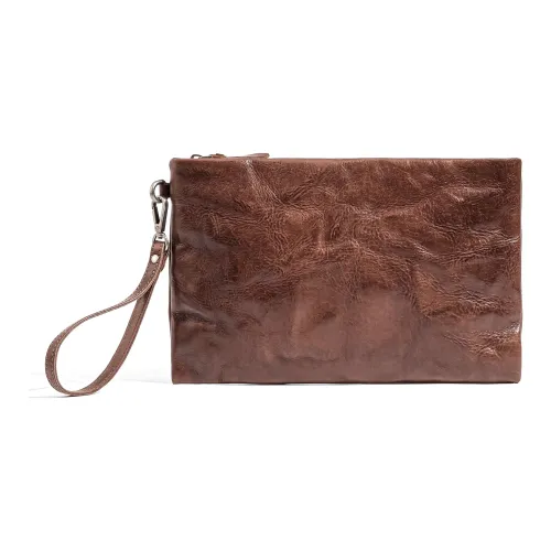 Ace Paul Top Коровья кожа Клатч Большой Унисекс Звездный черный Сапфирово-синий Кофейный Желто-коричневый