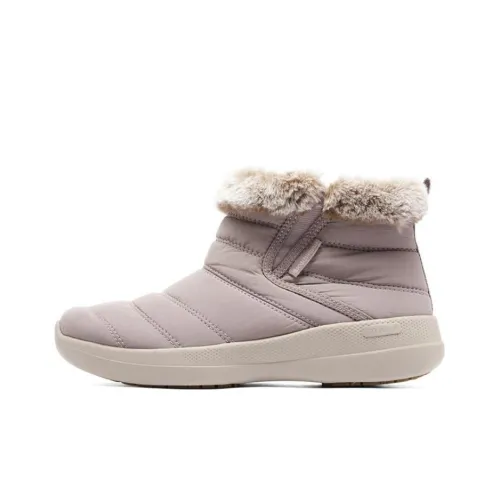 Skechers GO WALK Stability Термический Износостойкий Амортизация Стелька (Длина Размер) Зимние ботинки Женские Тауповый