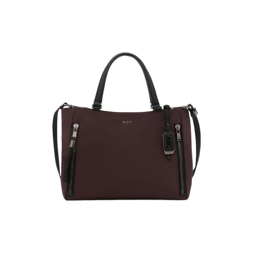 TUMI Нейлон Тоут Сумка Сумка для покупок Сумка на плечо Сумка среднего размера Женская Бургунди