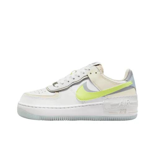 Nike Air FORCE 1 Shadow Low Топ Скейтборд Кроссовки Женские Белые Зеленые