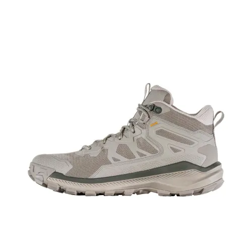 Oboz Footwear Katabatic Амортизация Износостойкий MID Топ Уличная обувь Мужская Серый