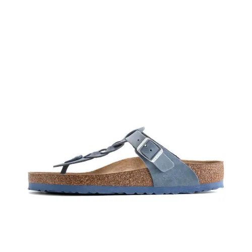 Birkenstock Gizeh Braided Антибактериальный Шлепанцы Женские Синий