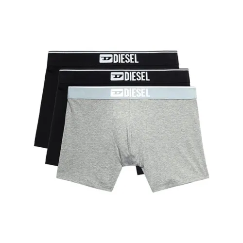 DIESEL 3 упаковки 2 черных + 1 серый мужские боксеры