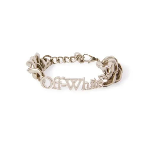 Off Белый Brass Bracelets Мужской