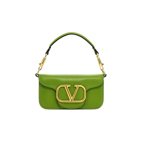 Valentino Locò Телячья кожа Одно плечо Сумка Маленькая Женская Зеленая