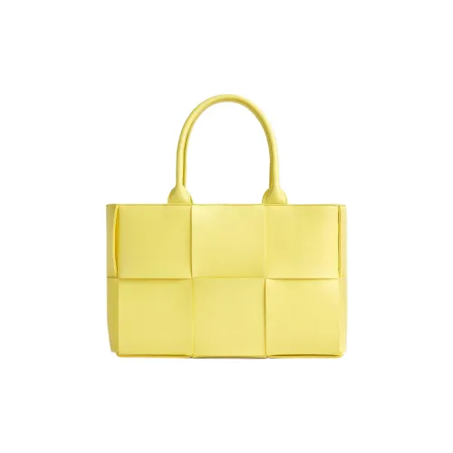 Bottega Veneta Arco Sheepskin Tote Bag Shopping Bag Handbag Small Women's Yellow Bottega Veneta Arco Сумка из овчины Tote Сумка для покупок Сумка Маленькая Женская Желтая