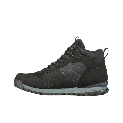 Oboz Footwear Bozeman Противоскользящая Устойчивая к истиранию MID Топ Уличная обувь Женская Черная