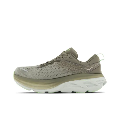HOKA ONE ONE Bondi 8 Беговые кроссовки Низкий топ Оливково-зеленый Женский
