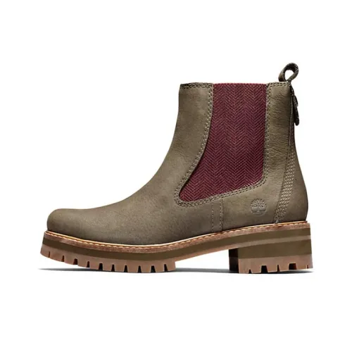 Timberland Courmayeur Valley Короткий Челси Женские Зеленый