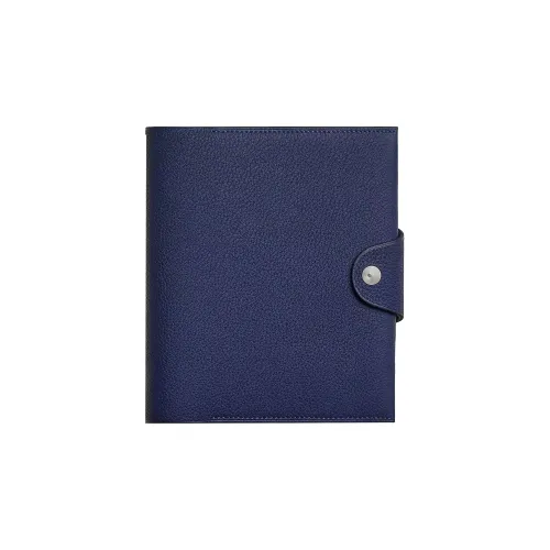 HERMES Коровья кожа Togo Защитный чехол для ноутбука и сумка для хранения Унисекс 73 BleuSaphir Сапфирово-синий