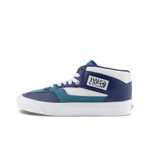 VANS Half Cab 33 Устойчивые к истиранию высокие кроссовки для скейтбординга унисекс синие