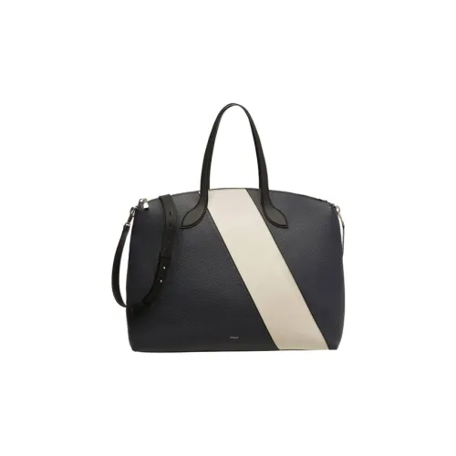 BALLY Рельефная Телячья Кожа Тоут Сумка Сумка для покупок Сумка через плечо Сумка Мужская Морской Синий