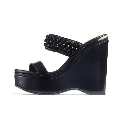 Jimmy Choo Amoure Quick-Dry Slip-Ons Женские Black